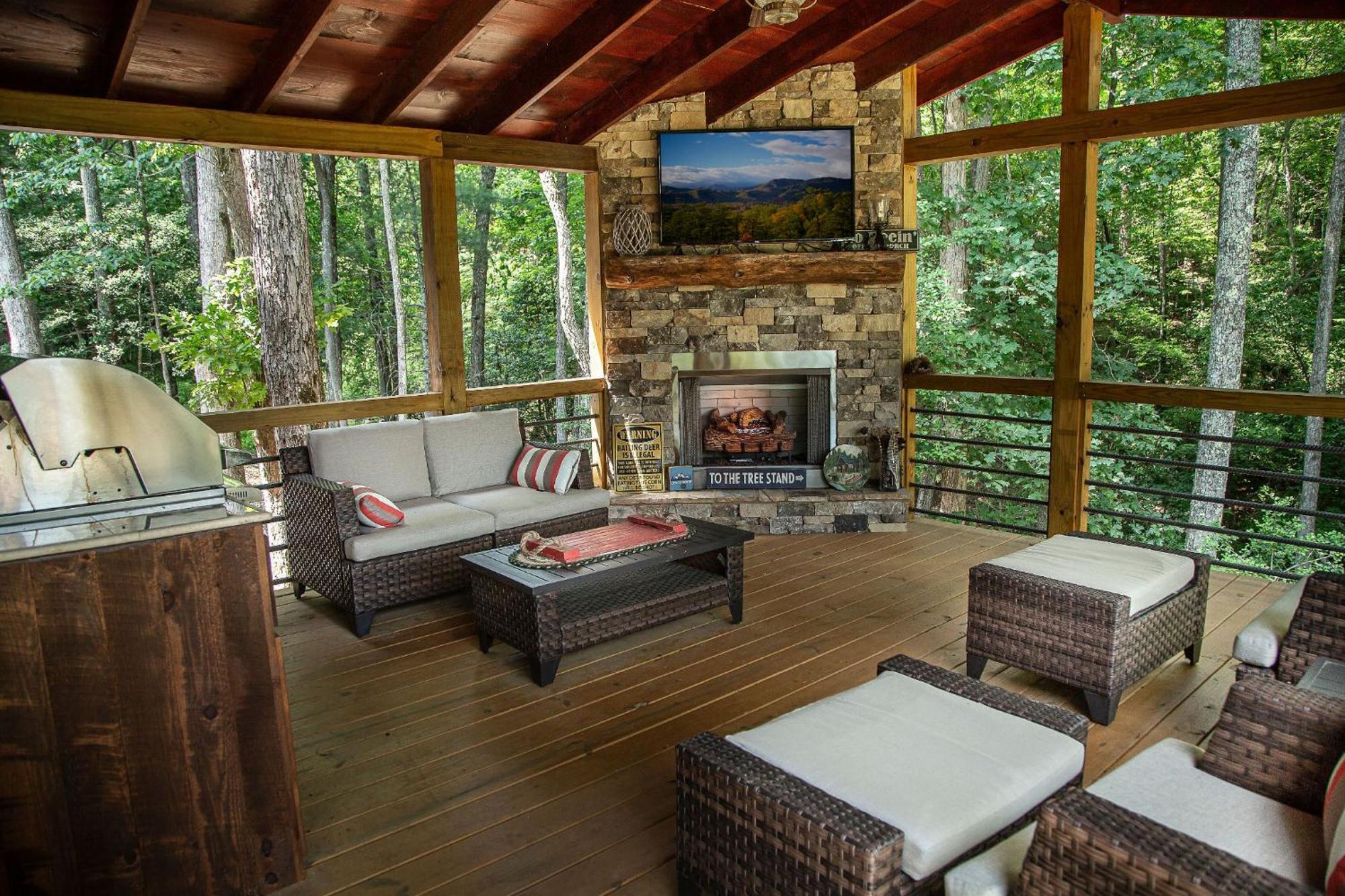 Adore The Smores Rustic Mountain Charm Outdoor Spaces And A Cozy Hot Tub บลูริดจ์ ภายนอก รูปภาพ